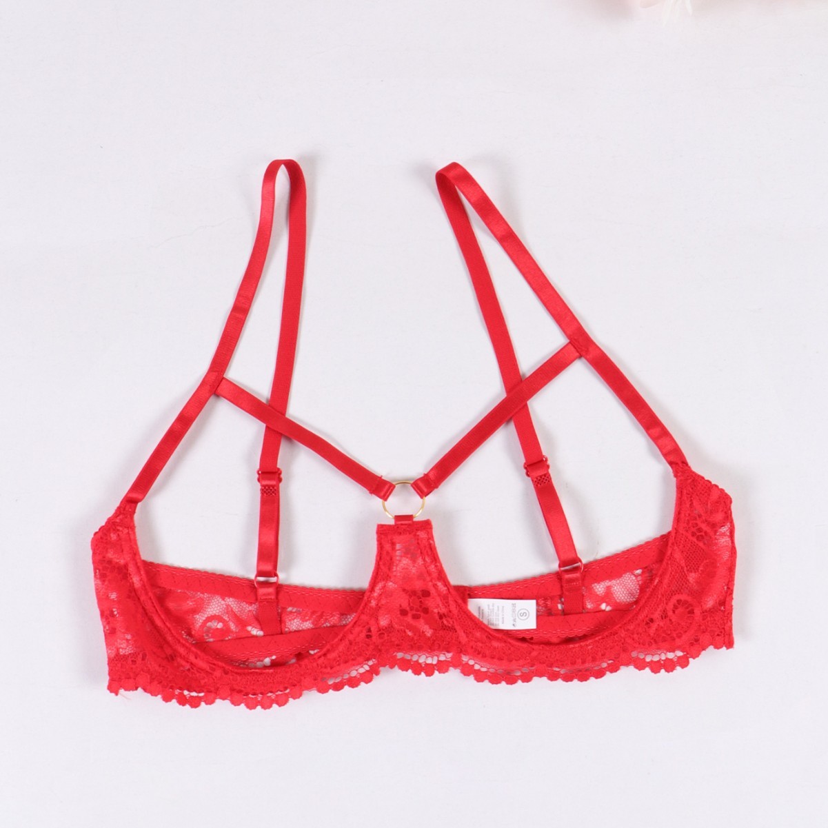 Sexy Lace Bralette Underwire Lingerie Set - Image 6