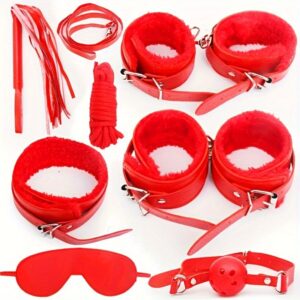 7pcs Bundled Alternative, Supplies Handcuffs Breast Clips Sexy Toys