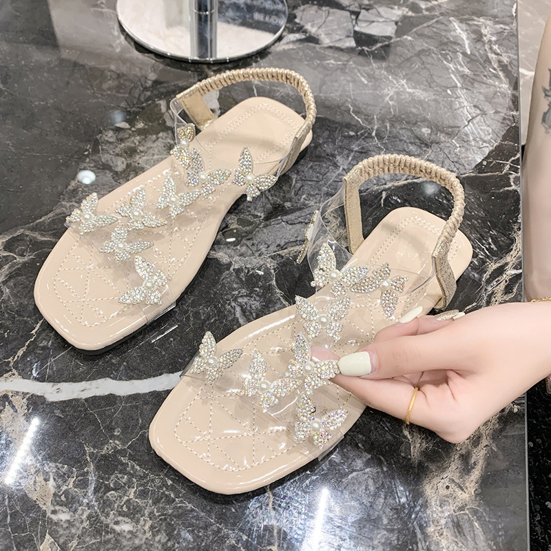 Roman Fairy Style With Skirt Soft Bottom Seaside Beach Shoes - Image 2