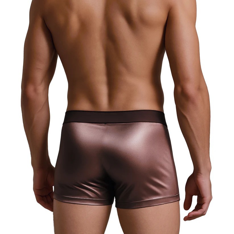 3pcs Satin Silk Boxer Briefs Mid Waist Underpants,Men's Light Luxury Satin Ice Silk Fashion Breathable Boxer Briefs, Silky Sexy Mens Underwear - Image 7